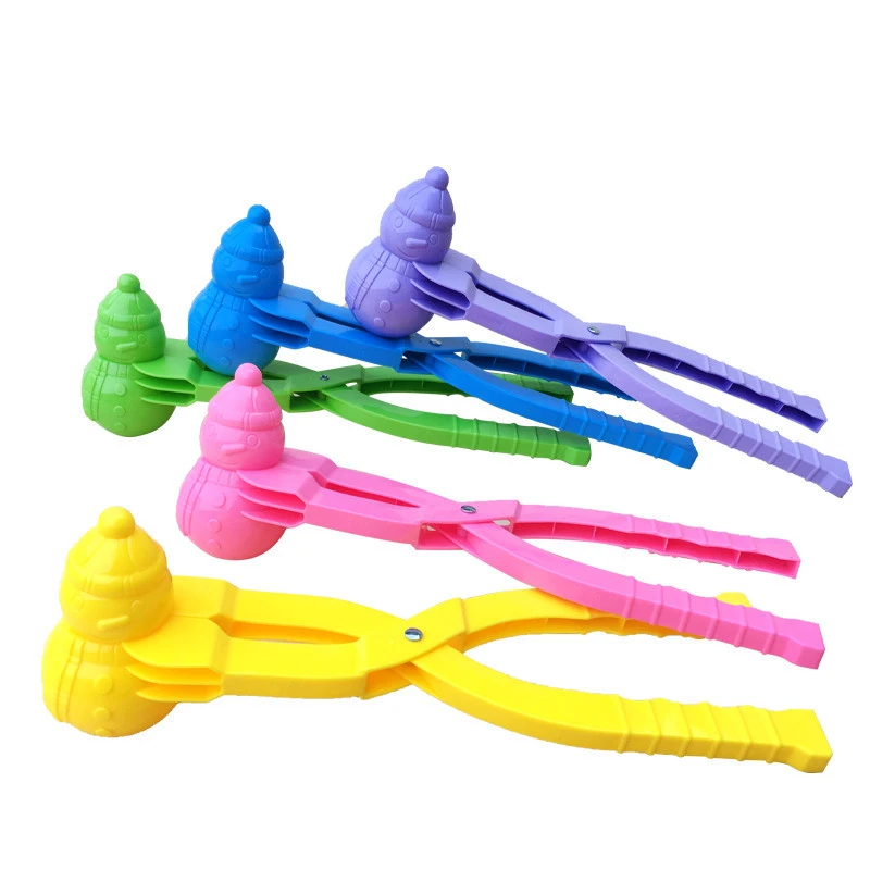 1 шт. зимние пластиковые снежок чайник клип флисовая верхняя одежда для детей