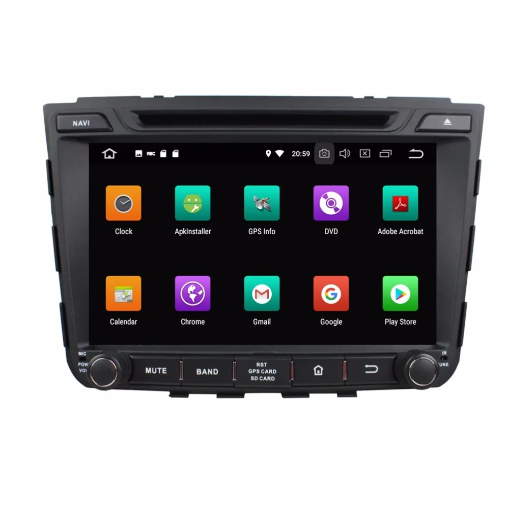 Восьмиядерный 8 дюймов Android 9 0 автомобильный радиоприемник DVD плеер GPS для hyundai IX25