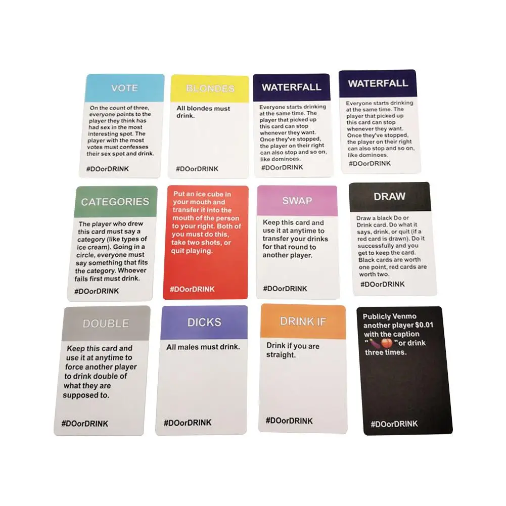 1 набор настольная игра DO OR DRINK | Спорт и развлечения