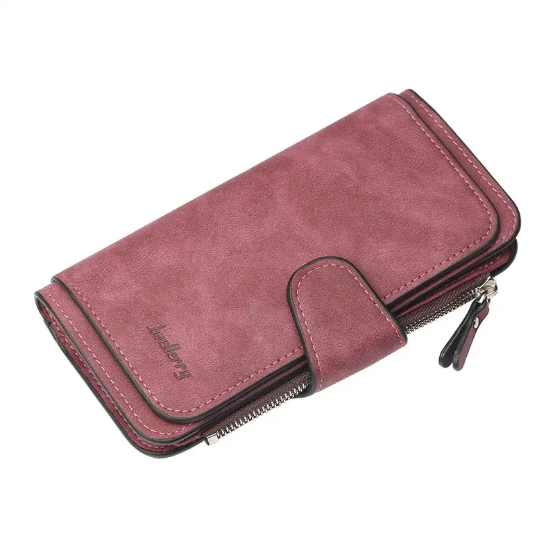 

Wallet Women Leather Luxury Card Holder Clutch Casual Women Wallets Zipper Pocket Hasp Ladies Wallet Female Purse