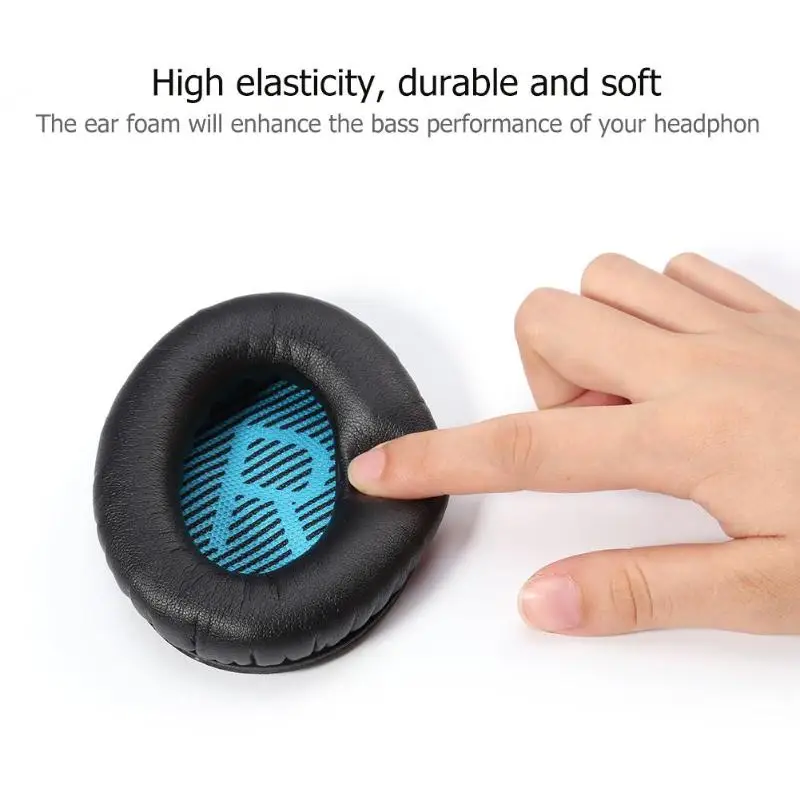 1 пара замена L/R кожаные амбушюры Подушка для наушников Bose QC25|Аксессуары