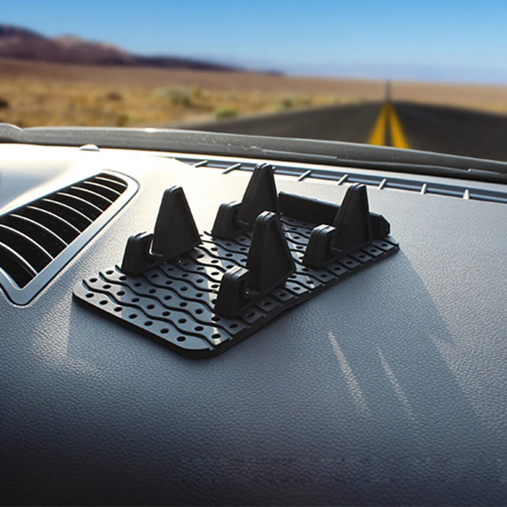 Противоскользящий коврик для приборной панели автомобиля с номером сотового