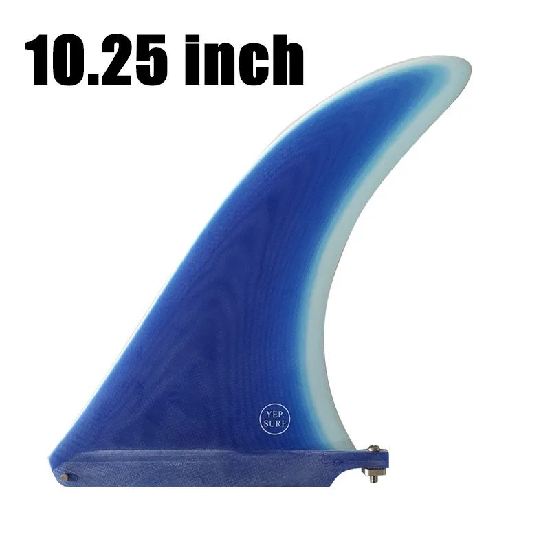 Blue 10.25 inch " /8"/" /11" серфинговая доска для серфинга, одна коробка, плавник для серфинга, Лонгборд, длина 10,25 дюймов, sup, аксессуары, производительность, стиль noserider - Цвет: Blue 10.25 inch