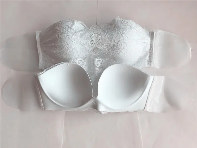 New Wedding Bras For Women Multiway Sexy Bra Invisible Lace Sticky Bralette  White  BH Lingerie Strapless