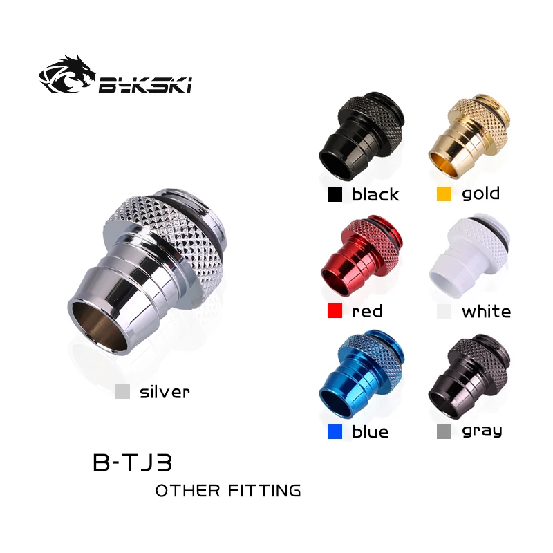 

Bykski PC water cooling fittings for 3/8" soft tube connector 10*13mm/10*16mm G1/4" Hand Twist water cooler heatsink B-TJ3