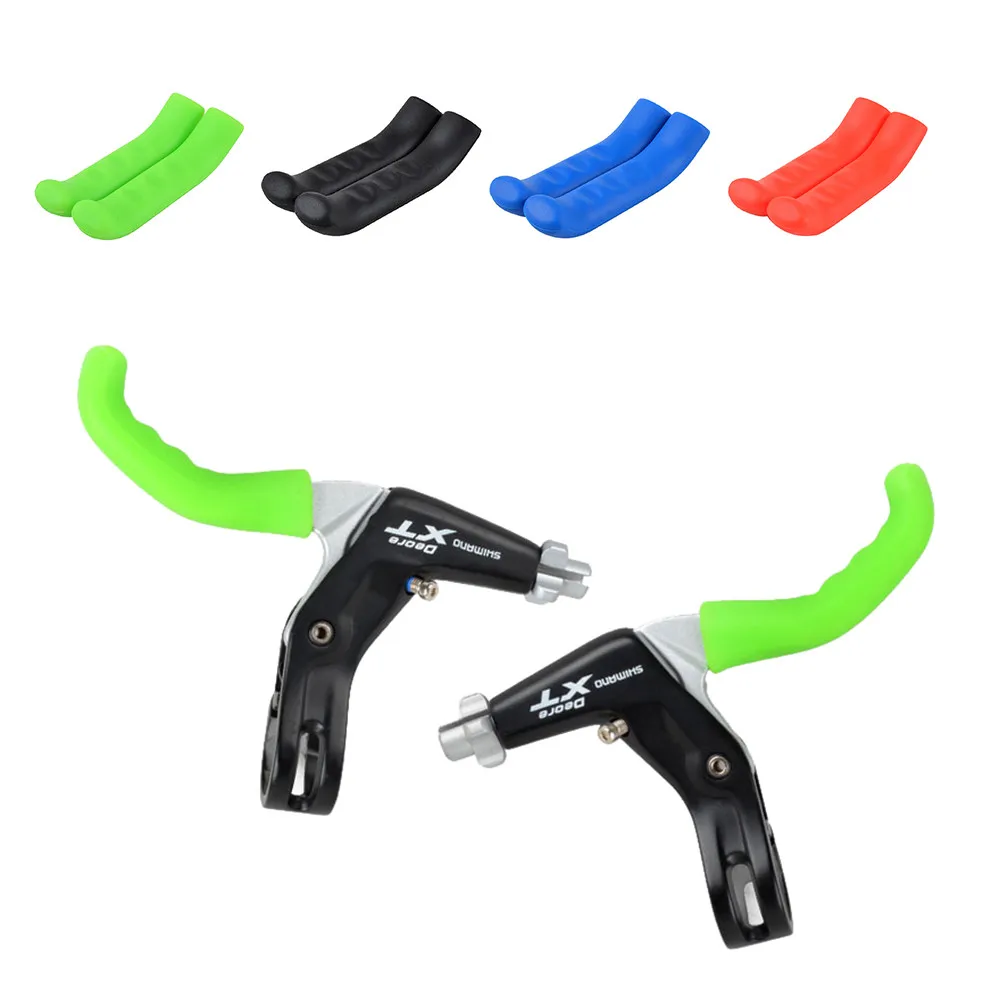 1 пара силиконовый чехол для ручки велосипеда Z729|Упоры рук на руль велосипеда| |