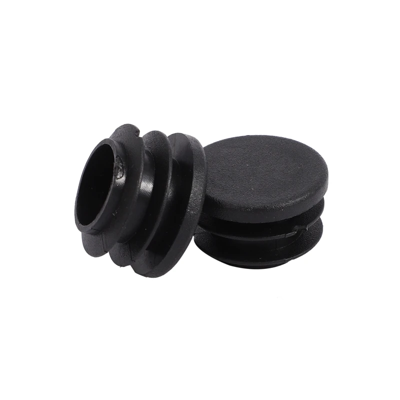 

15 Pcs 22mm Diameter Blanking End Caps Covers Tube Insert Black