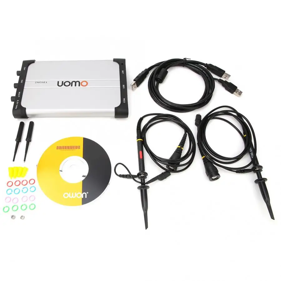 Owon VDS2062 60 МГц 2 канальный Виртуальный USB осциллограф 1 GSa/s