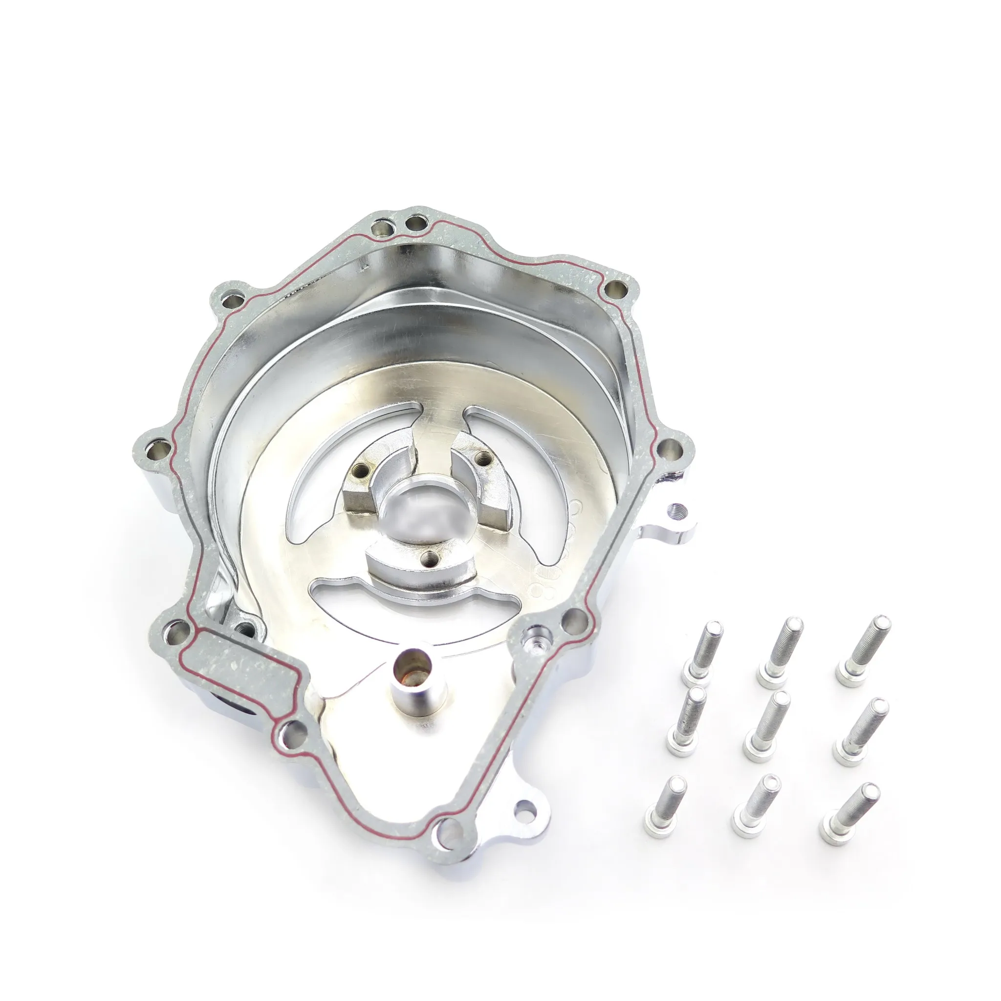 Aftermarket free shipping motorcycle parts Engine Stator cover see through for Yamaha YZF R6 2003-2006 03-09 R6S CHROME | Автомобили и