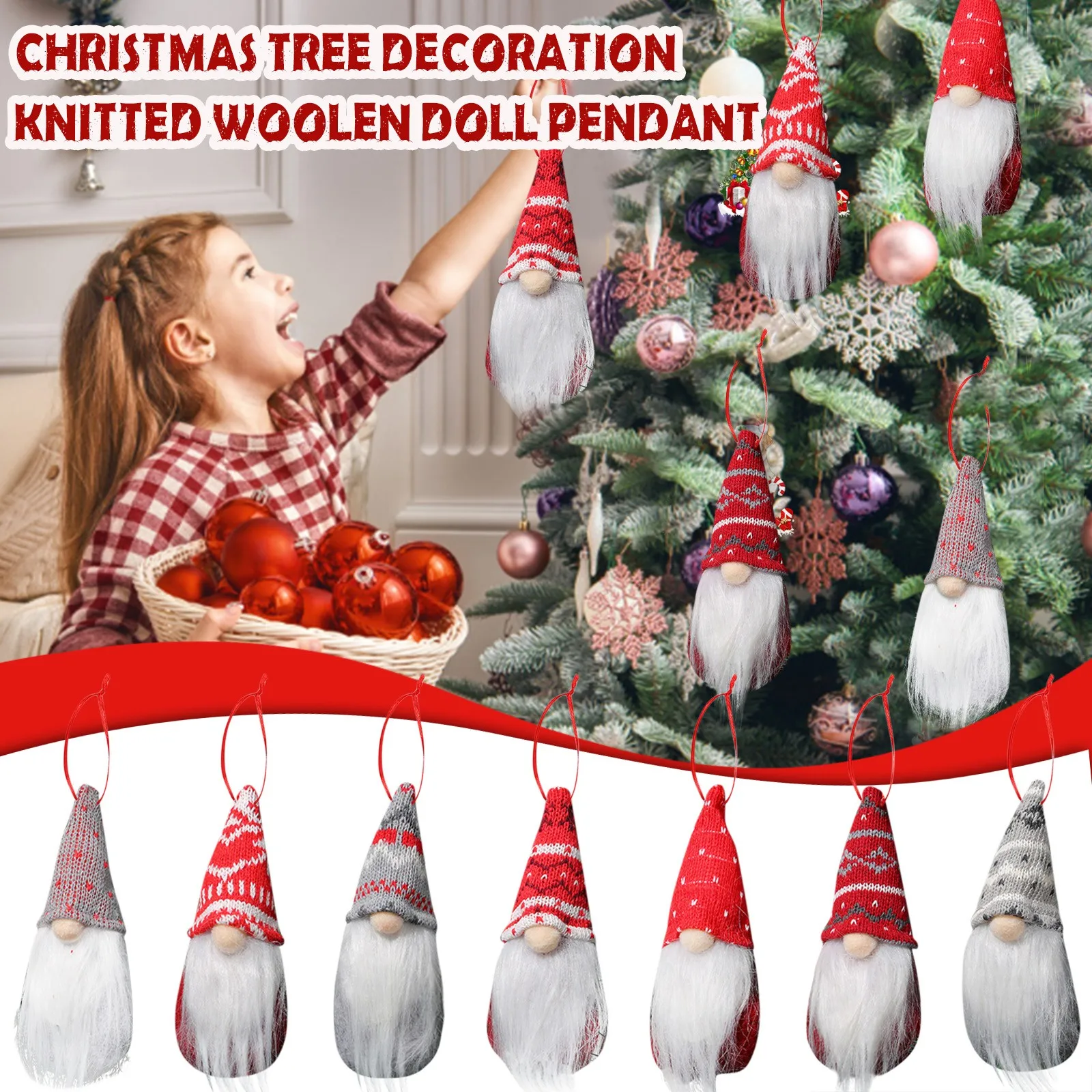 

Украшения для новогодней елки куклы подвесные украшения домашнее рождественское украшение 2022 Новогодний подарок для детей