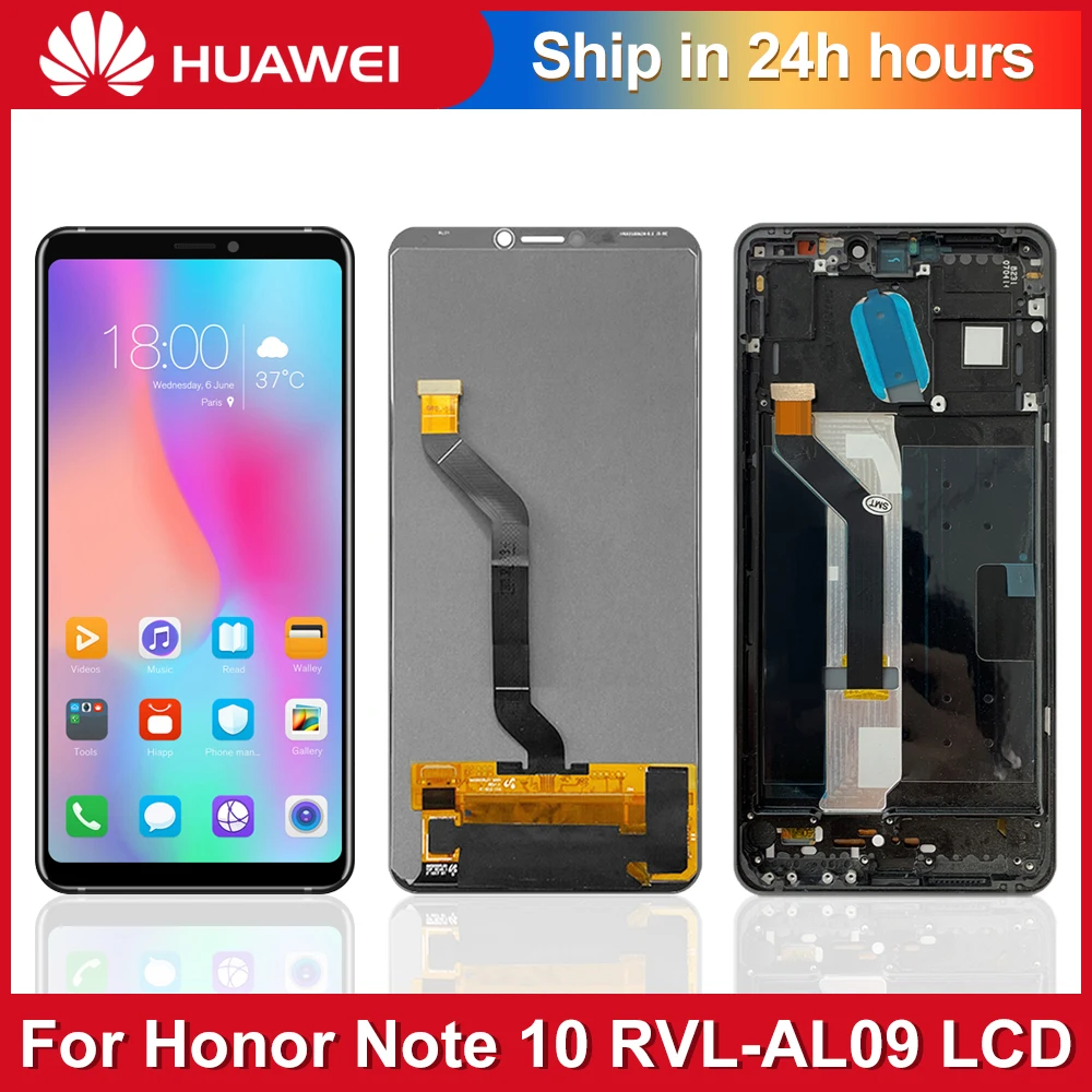 

Дисплей для Huawei Honor Note 10, 6,95 дюйма, оригинальный, ЖК-дисплей, сенсорный экран, дигитайзер, Замена для HUAWEI Note 10, дисплей