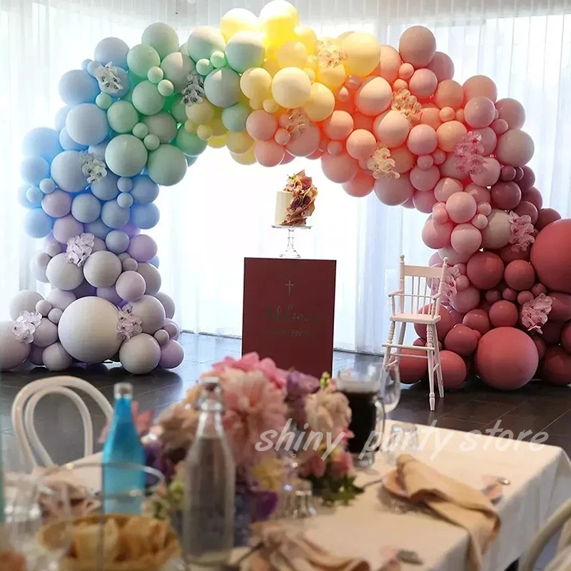 Matte Orange Balloons Happy Birthday Decorations Kids Toy Pink Balloon Latex Ballon Party Xmas Decor Baby Shower Globos Balls | Дом и сад