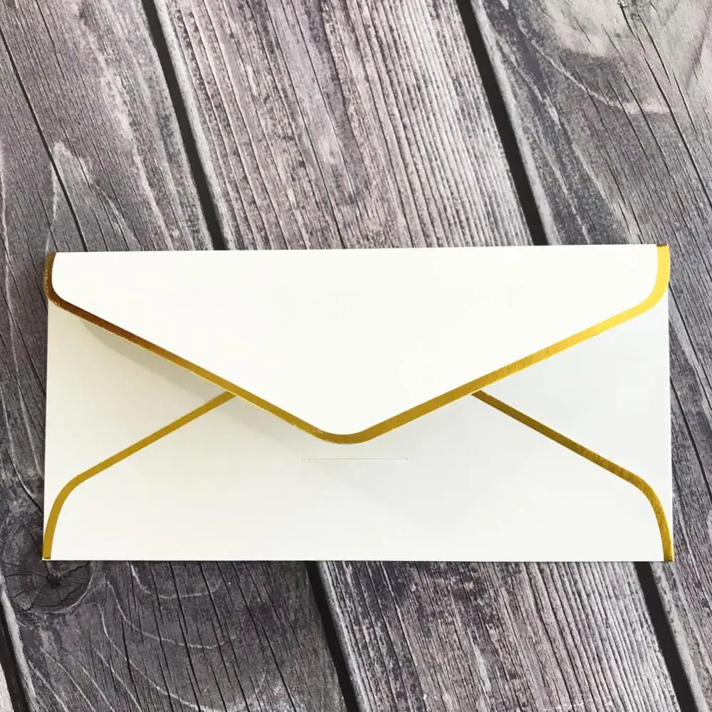 50 шт./лот конверт с горячим тиснением свадебная пригласительная открытка для дня