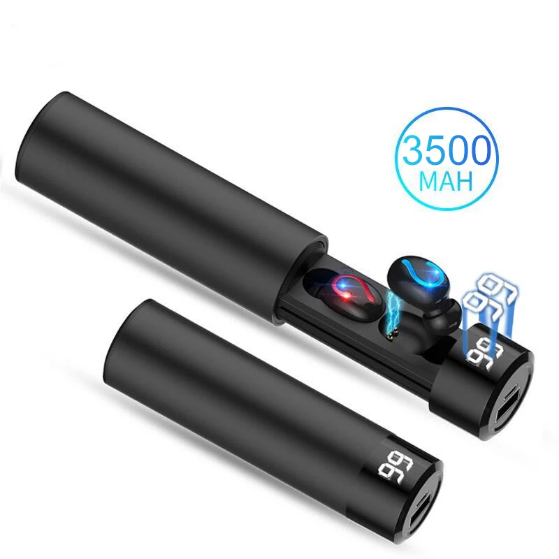Q67 TWS беспроводной Bluetooth 5,0 футляр для наушников цифровой дисплей спортивные стерео наушники гарнитура внешний аккумулятор для iphone xiaomi HBQ Q32