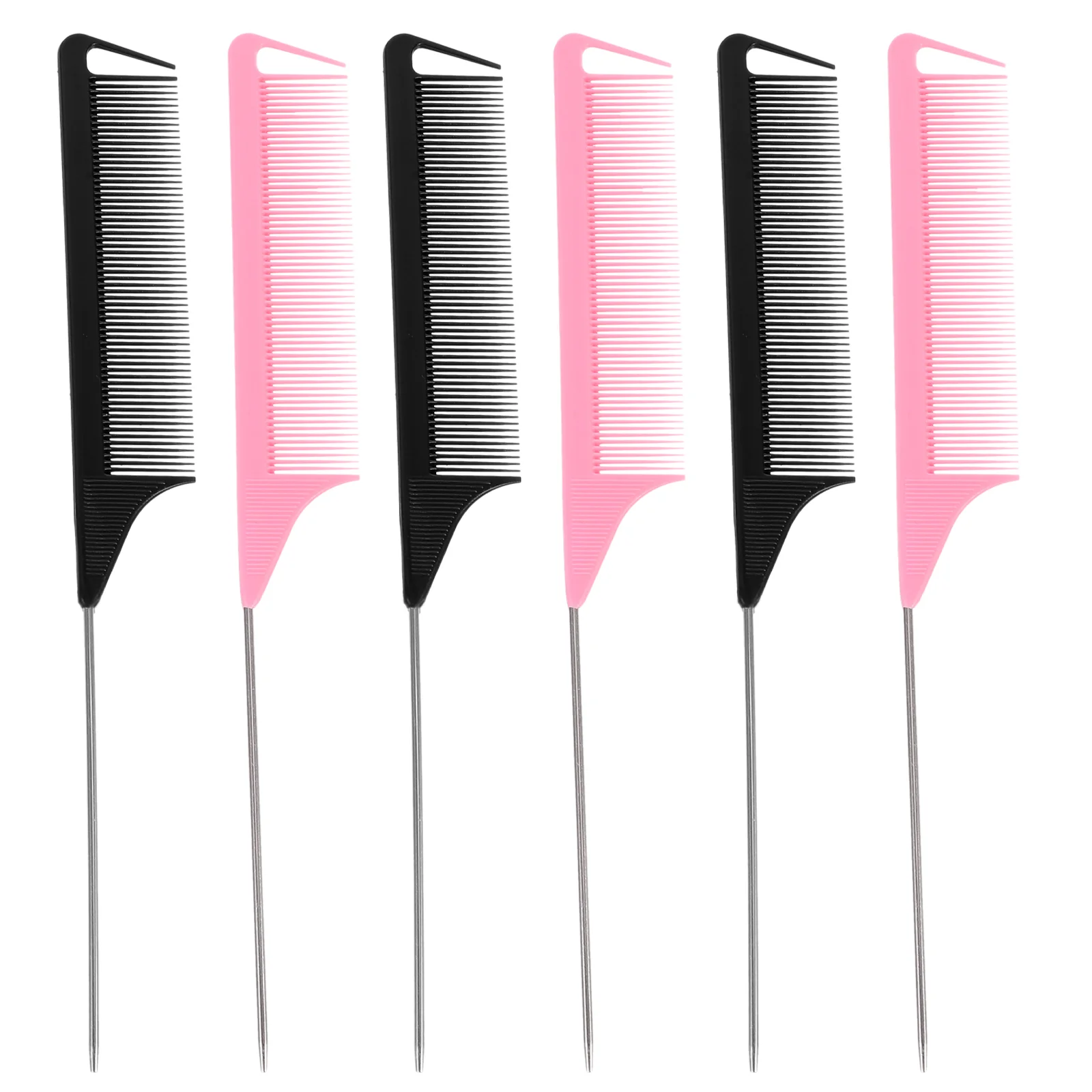 

12pcs Hair Parting Comb Plastic Comb Carbon Fiber Comb for Hair Salon