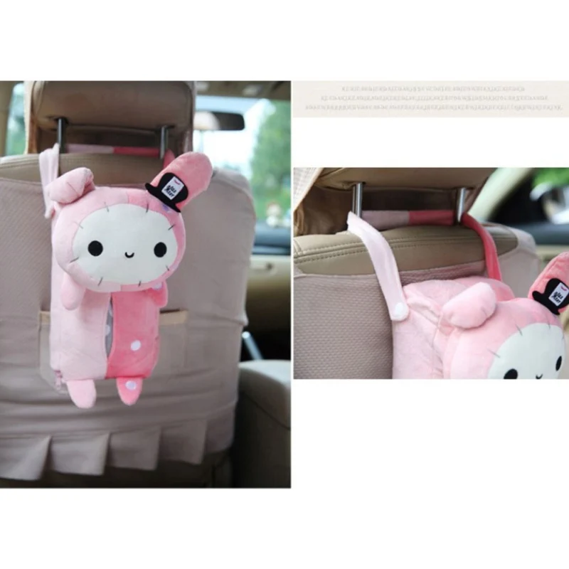 2019 новый автомобильный держатель для салфеток с животными подвесная коробка из