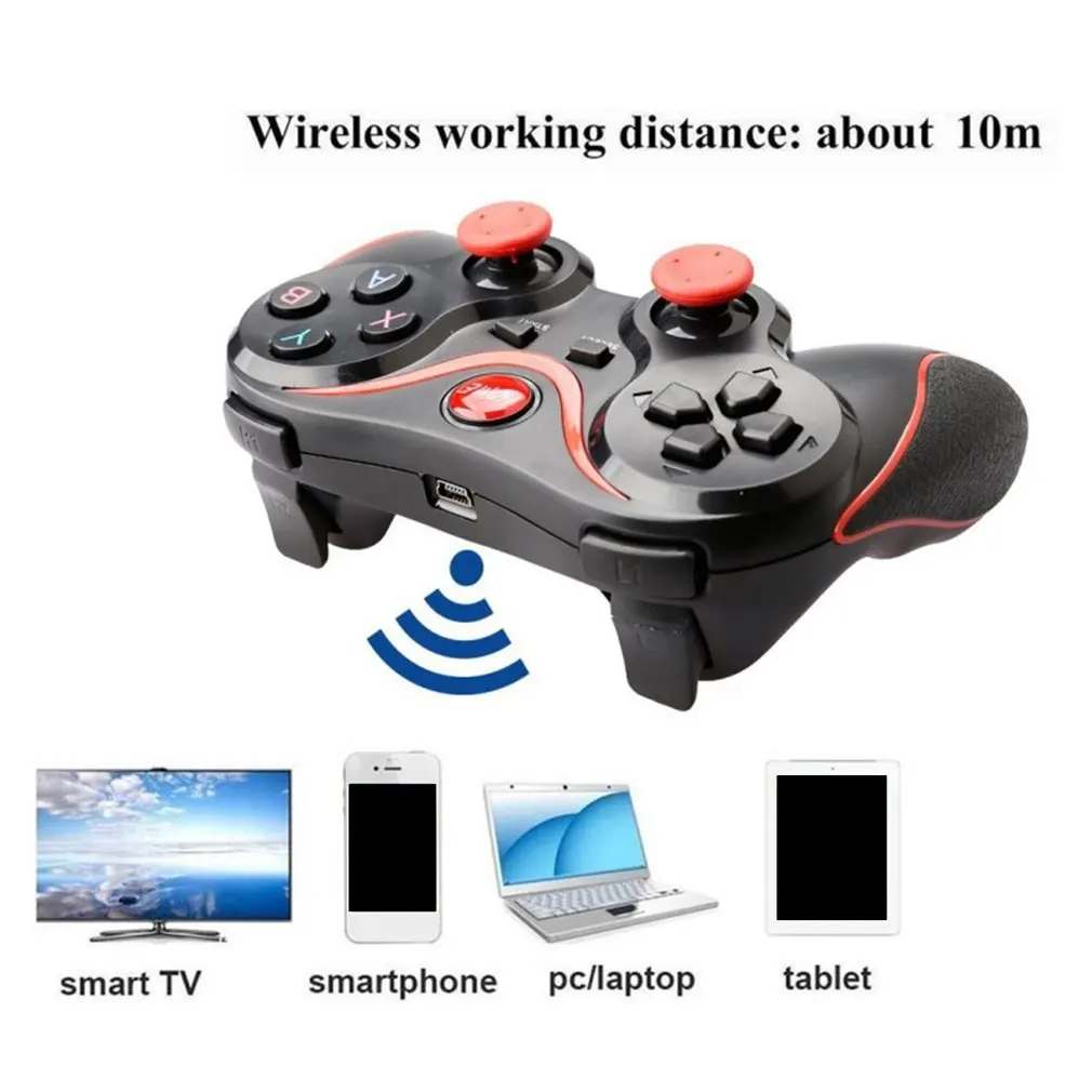 

Wireless BT Gamepad Game Controller For Android Phone TV Box Tablet PC Support mobile TV box tablet handle