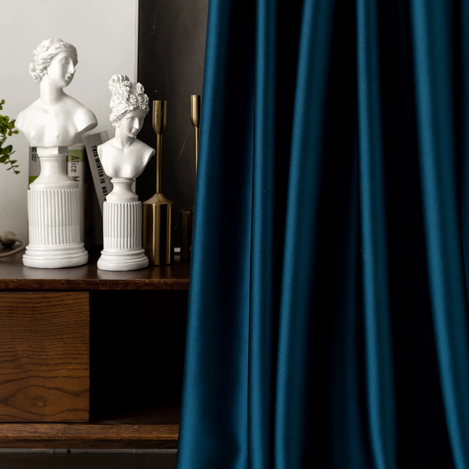 Современные Плотные затемняющие шторы Topfinel 100% для спальни гостиной мягкие и