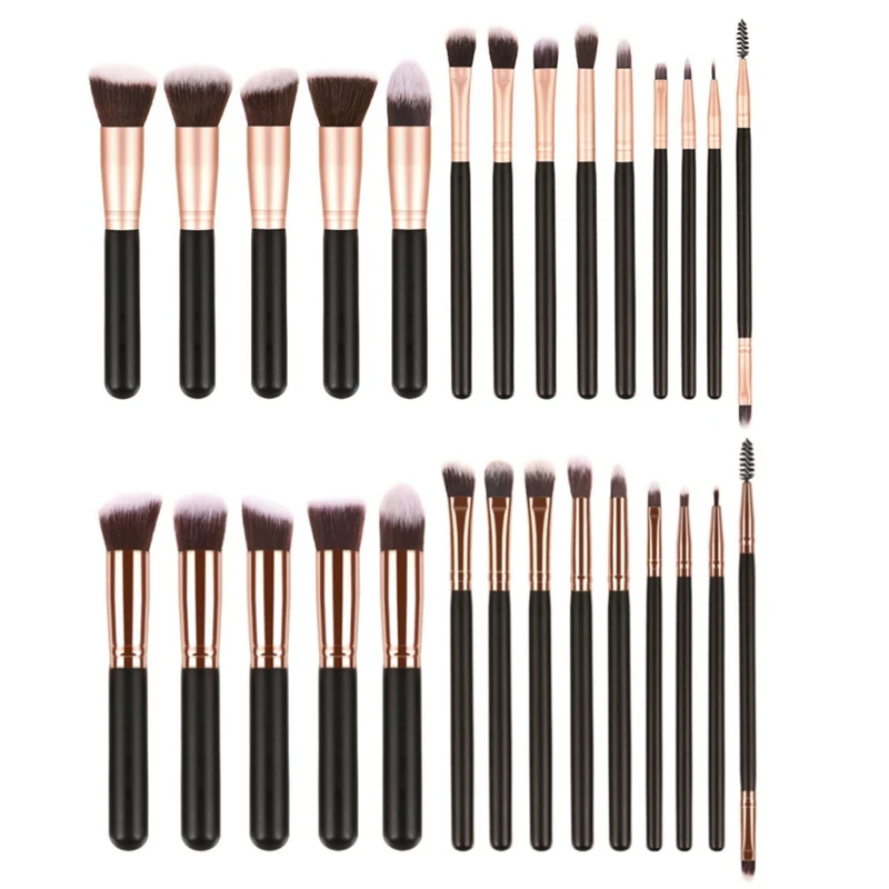 

14pcs Makeup Brushes Set For Foundation Powder Blusher Lip Eyebrow Eyeshadow Eyeliner Brush Cosmetic Tool NEW