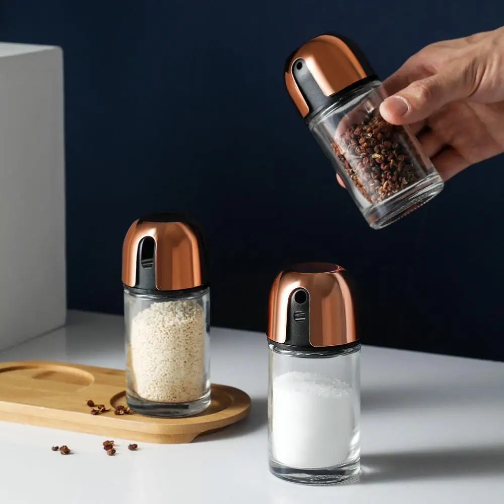 100 мл вращающиеся стеклянные кухонные приспособления бутылка для специй коробка