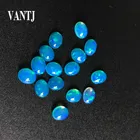 1 шт., драгоценные камни с натуральным голубым опалом