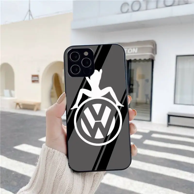 

Luxury Sexy Style Phone Case For Iphone 6 6s 7 8 Plus XR X XS XSmax 11 12 Pro Mini Max Tempered Glass FAWVK