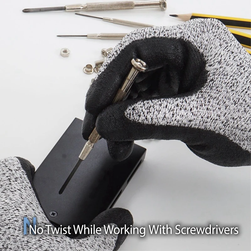 

1 Pair Level 5 Cut Resistant Gloves with 160PCS Sanding Discs, 5-Inch Hook and Loop Sandpaper Sand Paper