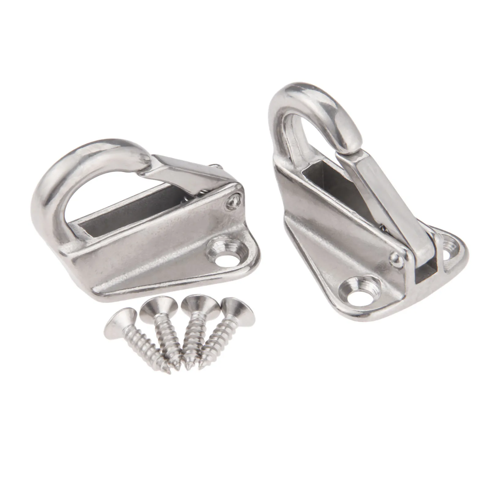 2 предмета 43 мм Морской сорт Нержавеющая сталь 316 лодка Fending крыло пружинный Крюк