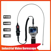 engine check 2 way articulate flexible endoscope hd waterproof camera carbon check car scan handheld industrial video borescope