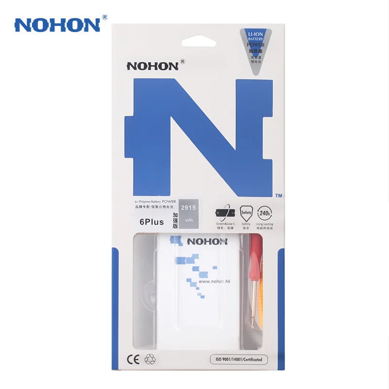 NOHON батарея для Apple iPhone 6 7 Plus 6G 6Plus iPhone6 iPhone7 литий полимерный аккумулятор