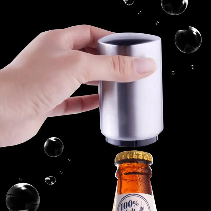 

Kitchen Stainless Steel Bottle Opener Beer Automatic Magnetic s Bar Wine Tool