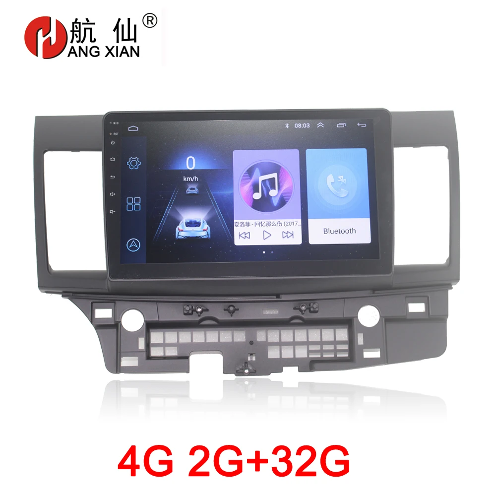HANG XIAN 2din car radio stereo for MITSUBISHI Lancer 2014 dvd player gps navigation accessory with 2G+32G 4G internet|Автомагнитолы| |