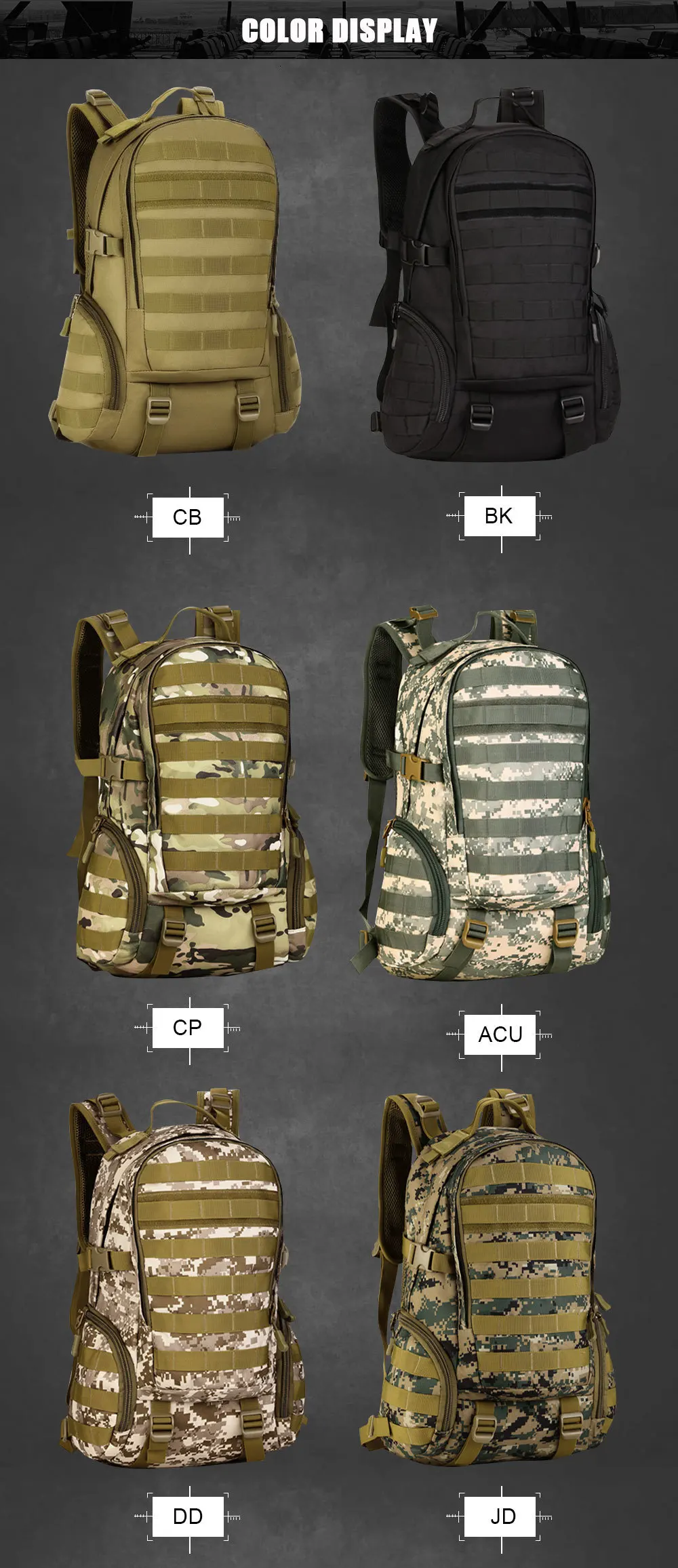SINAIRSOFT 25л рюкзак для кемпинга Водонепроницаемый Рюкзак Molle военный школьный рюкзак тактический спортивный походный велосипедный рюкзак LY0020