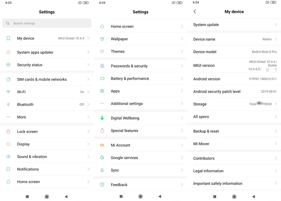 Xiaomi Redmi Note 8 Pro с глобальной прошивкой, 6 ГБ ОЗУ, 128 Гб ПЗУ, 64 мп, четырехъядерный мобильный телефон Helio G90T, четыре ядра, экран 6,5 дюйма, 4500 мАч