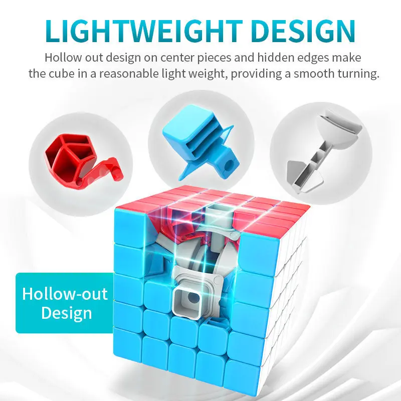 

Moyu 5x5 Cube Meilogn 5x5x5 Magic Cube 5Layers Speed Cube Professional Puzzle Toys For Children Kids Gift Toy Educational Toys