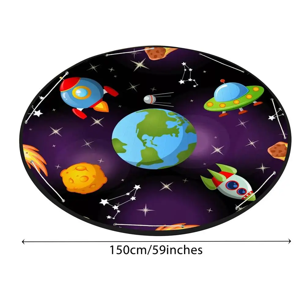 

59 In Children Play Mat Large Toy Storage Bag Organizer Bag Amazing Kids Play Games Carpet Room Decoration Non-Slip Crawling Pad