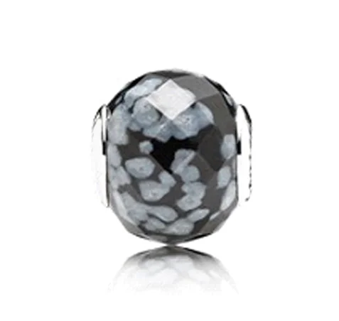 925 Sterling Silver Geometric Facets  jewelry Essence Small Hole Murano Glass Beads Fit Essence Bracelet Europe Gemstone Charm