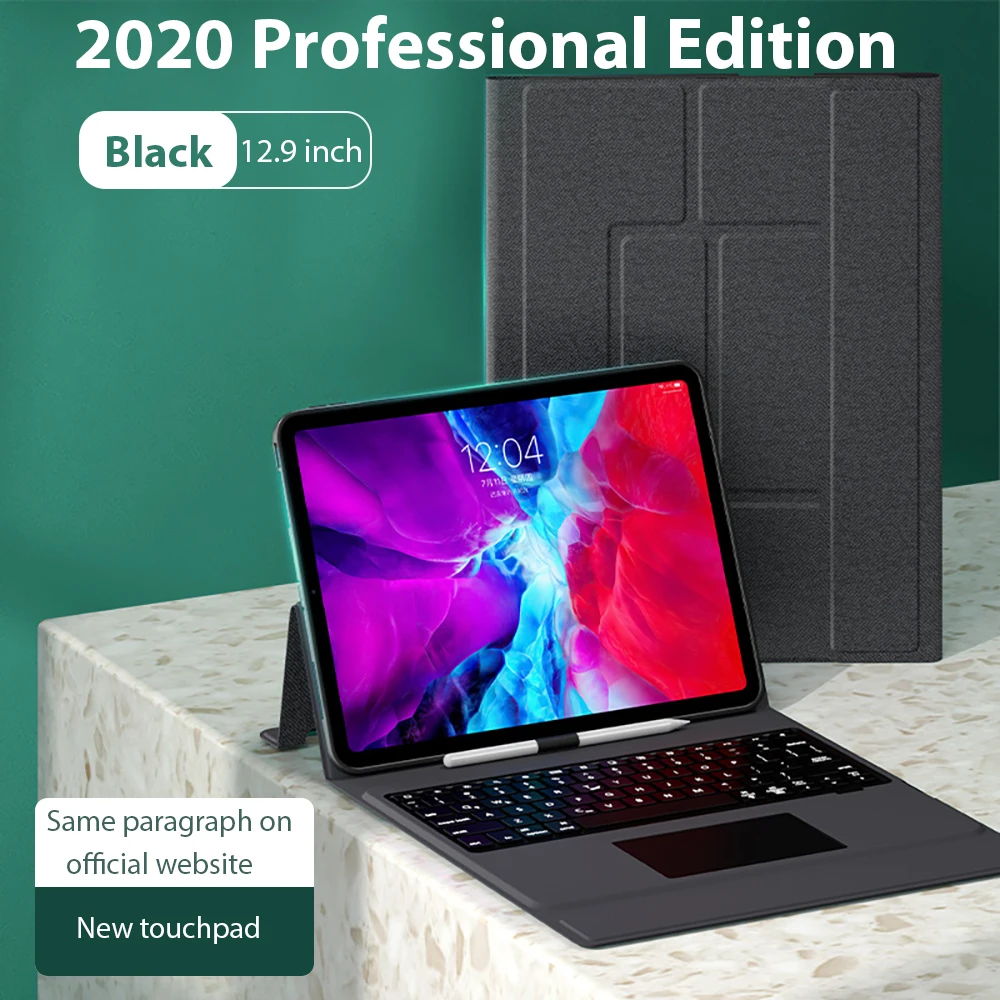 

Magic keyboard For iPad Pro 12.9 2020 Case for iPad Pro 12.9 inch 2018 Leather Cover Magnetic Bluetooth Touchpad Keyboard Cases