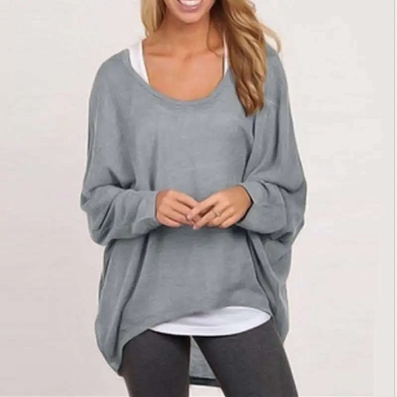 Sweaters Pullovers Spring Autumn Women's Irregular Fat MM Loose Knit Thin O-Neck Sweater Jacket Multicolor Free Shipping | Женская