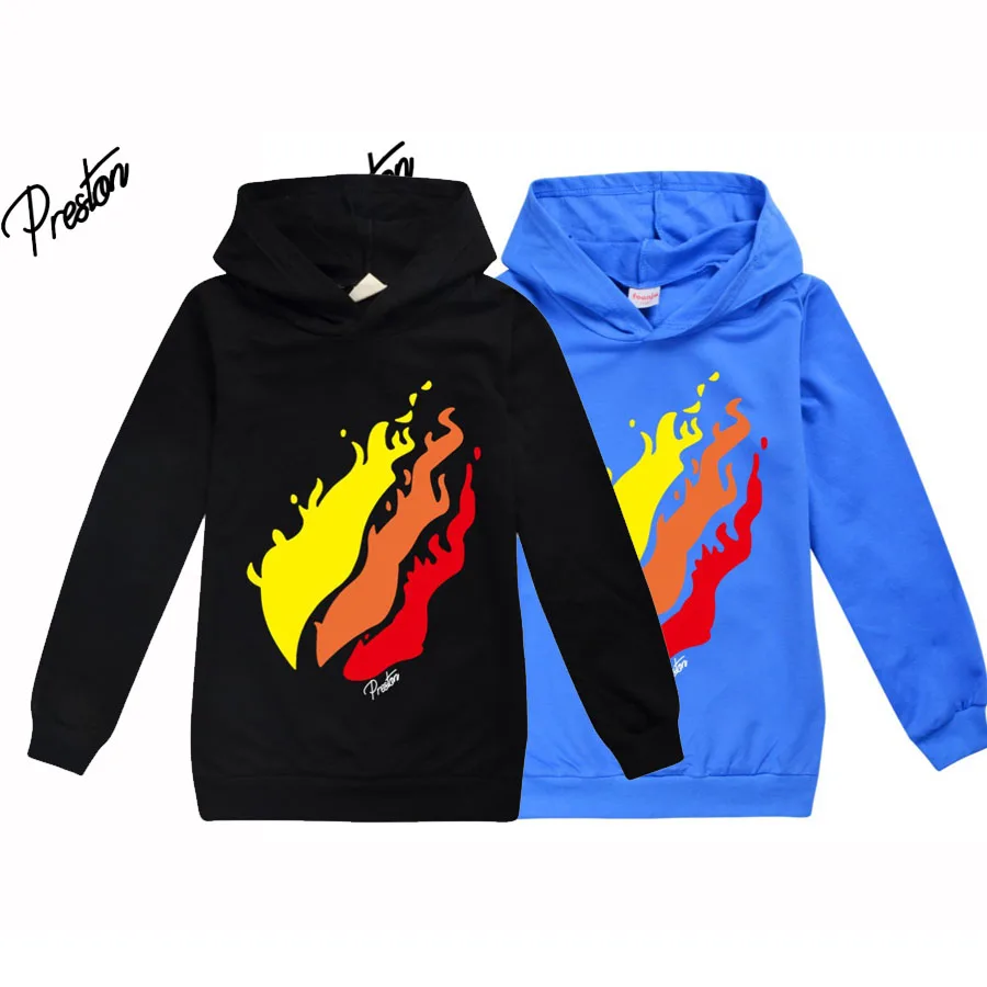 Новые модные детские рубашки prestonplayz для девочек и мальчиков футболки Preston Playzs с