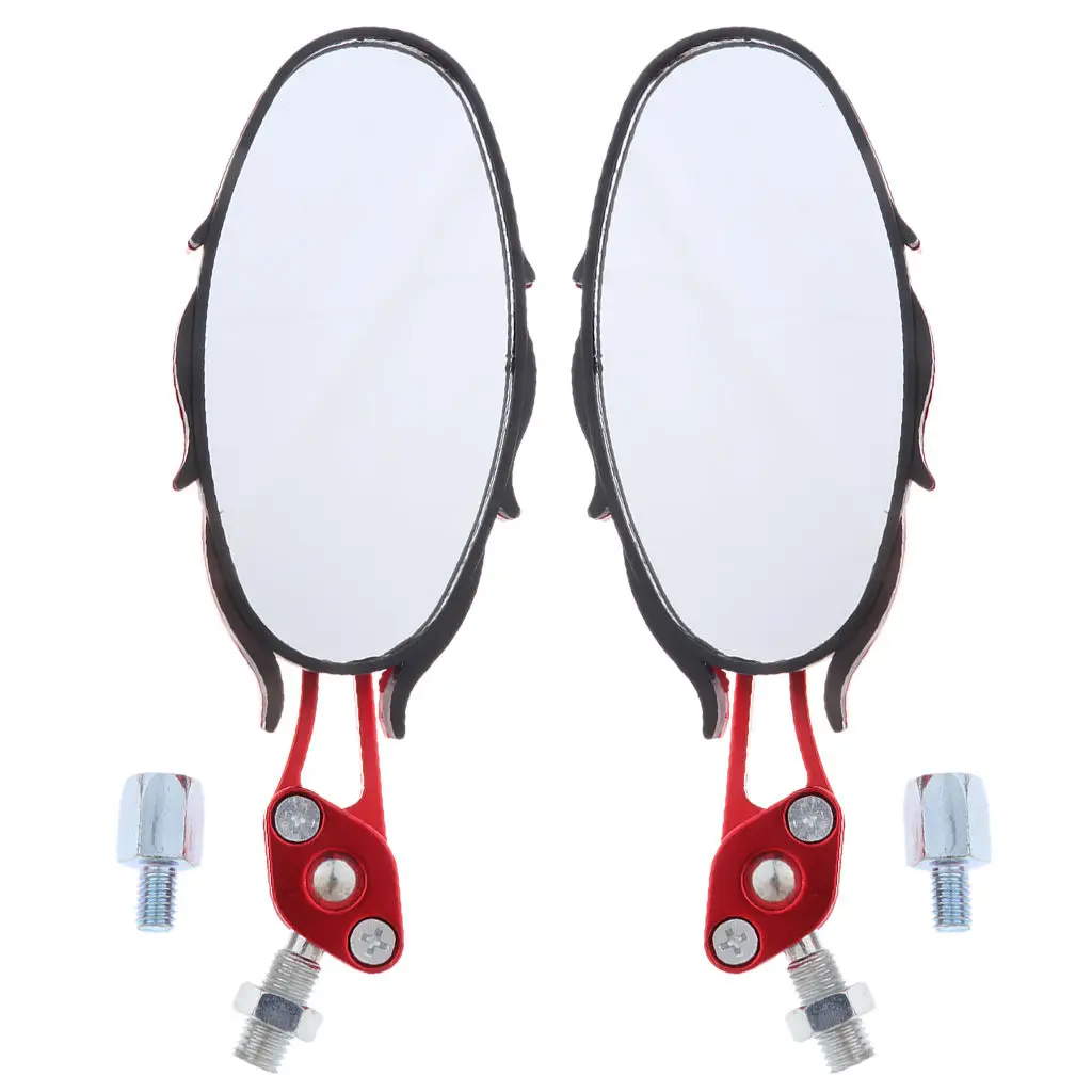 

Colorful Rear View Side Mirrors for Yamaha Motorcycle Cruiser Chopper ATV Scooter
