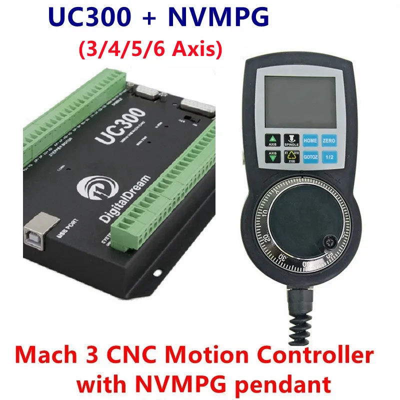 

UC300 300 кГц Mach 3 CNC контроллер движения с кулоном NVMPG для фрезерного станка с ЧПУ завод по производству режущего станка