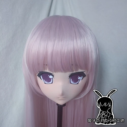 (Кролик 102) полимерная перекрестная одежда Pretty Lolita Girl Head BID кукольная маска