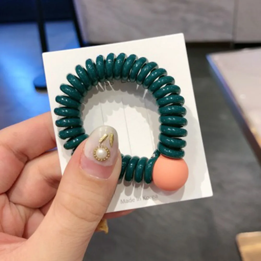 Хит новинка милый корейский кулон в виде горошин веревка для волос матовый