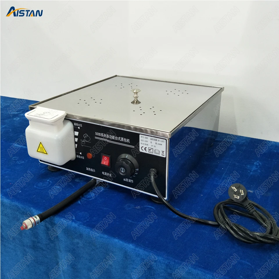 KA500D-4 220V 110V Мини электрическая китайская булочка Пароварка машина коммерческий Пароварка из нержавеющей стали с 4 паровыми выходами