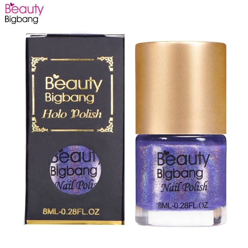 BeautyBigBang 8 мл лазерный гель лак с блеском для ногтей Esmaltes голографический для аксессуары для ногтей инструмент лак для ногтей