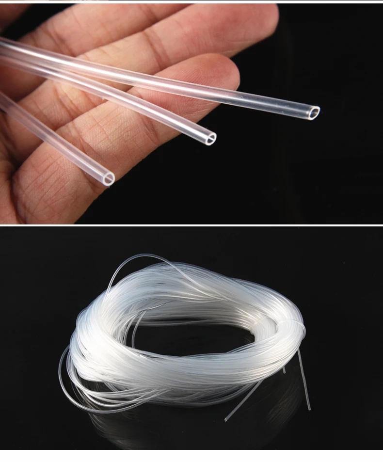 1 м безопасный пищевой прозрачный гибкий мягкий резиновый полупрозрачный шланг