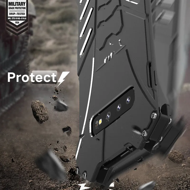 Алюминиевый чехол с винтом Бэтмена для samsung Galaxy S10 S10E S9 Plus S8 S7 Edge S6 ударопрочный