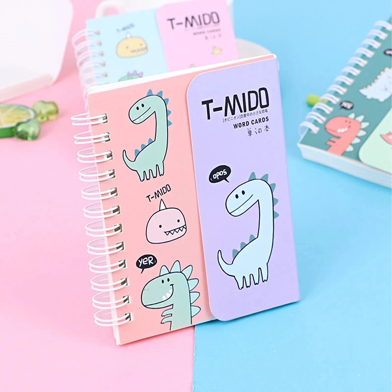 

Cartoon Foreign Language Learning Coil Book Vocabulary Portable Pocket Notebook Diary Notepad School office supplies stationery