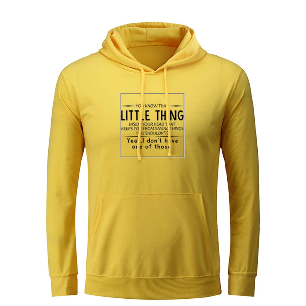

You Find It Offensive I Find It Funny Humorous Graphic Mens Men Graphic Hoodie Sweatshirt Strings Hooded Pullover